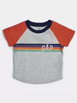Футболка с логотипом Gap, серый