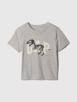 Футболка с логотипом Gap, серый