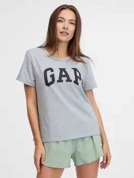 Футболка с логотипом Gap, серый