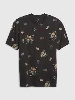 Футболка с логотипом Gap, серый