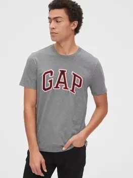 Футболка с логотипом Gap, серый
