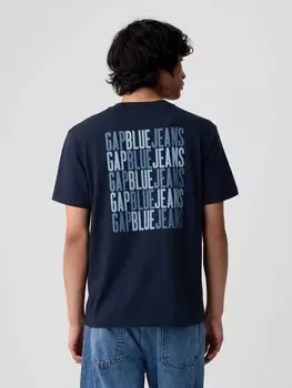 Футболка с логотипом Gap, синий