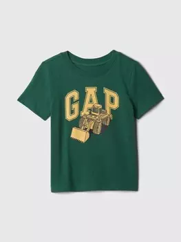 Футболка с логотипом Gap, зеленый