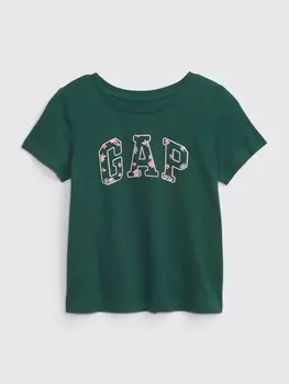 Футболка с логотипом Gap, зеленый