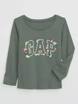 Футболка с логотипом Gap, зеленый