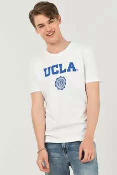 Футболка с логотипом Gayley Ucla, белый