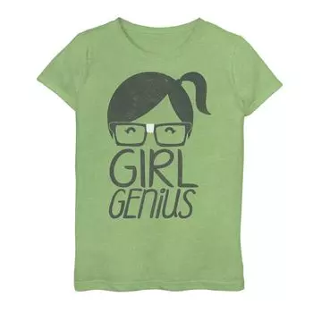 Футболка с логотипом Genius для девочек 7–16 лет и графическим рисунком Licensed Character
