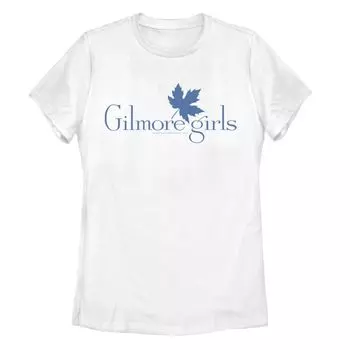 Футболка с логотипом Gilmore Girls для юниоров и графическим рисунком Licensed Character, белый