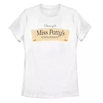 Футболка с логотипом «Gilmore Girls» для юниоров Miss Patty's School Of Ballet Licensed Character, белый