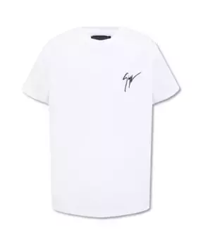 Футболка с логотипом Giuseppe Zanotti, белый