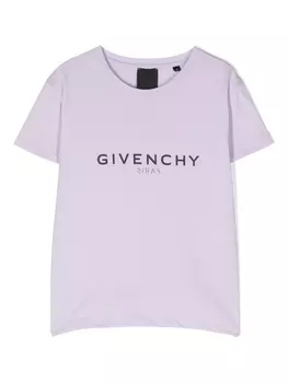 Футболка с логотипом Givenchy Kids, фиолетовый