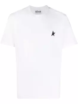 Футболка с логотипом Golden Goose, белый