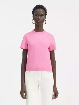 Футболка с логотипом Grgrain Le Gr Grain Jacquemus, розовый