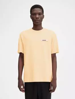 Футболка с логотипом Grosgrain JACQUEMUS The Gros Grain t-shirt, светло-бежевый