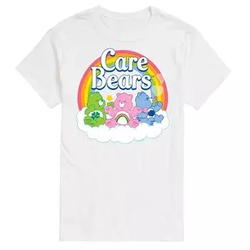 Футболка с логотипом группы Big & Tall Care Bears Licensed Character, белый