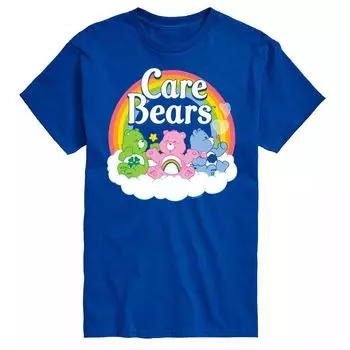 Футболка с логотипом группы Big & Tall Care Bears Licensed Character, синий