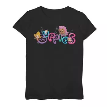 Футболка с логотипом группы Bubble Guppies для девочек 7–16 лет Licensed Character