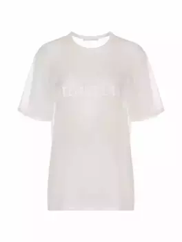 Футболка с логотипом Helmut Lang, белый