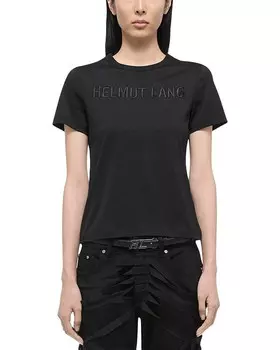 Футболка с логотипом Helmut Lang, черный