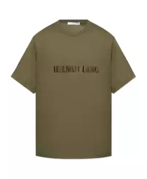 Футболка с логотипом Helmut Lang, зеленый