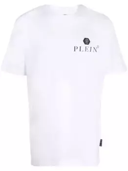 Футболка с логотипом Hexagon Philipp Plein, белый