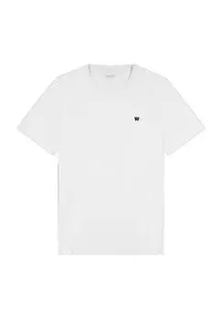 Футболка с логотипом, хлопок, мужская Wrangler, белый