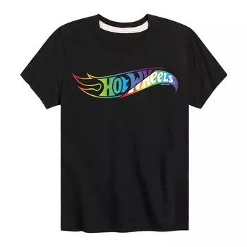 Футболка с логотипом Hot Wheels Pride для мальчиков 8–20 лет Licensed Character