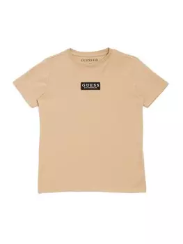 Футболка с логотипом Hugo (7–16) Guess Factory, цвет Cream