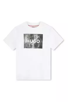 Футболка с логотипом Hugo, черный