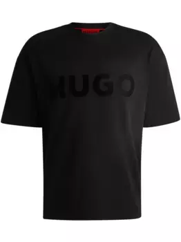 Футболка с логотипом HUGO, черный