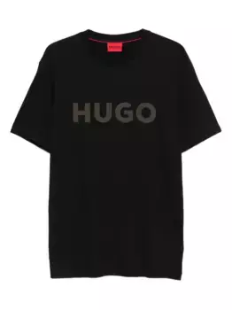 Футболка с логотипом HUGO, черный