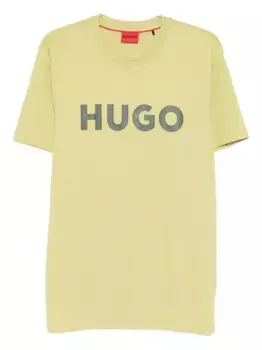 Футболка с логотипом HUGO, зеленый