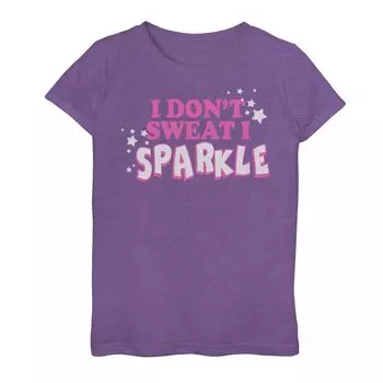 Футболка с логотипом I Don?t Sweat I Sparkle для девочек 7–16 лет Licensed Character