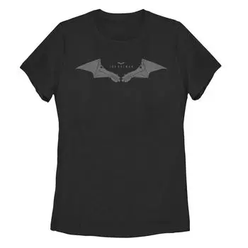 Футболка с логотипом и графическим логотипом DC Comics для юниоров, Бэтменом и летучей мышью Licensed Character