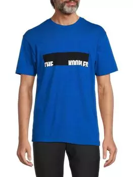 Футболка с логотипом и графическим рисунком The Kooples, синий