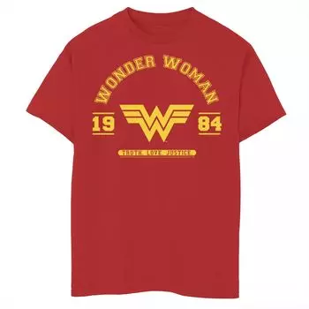 Футболка с логотипом и графическим рисунком Wonder Woman для мальчиков 8–20 лет Licensed Character