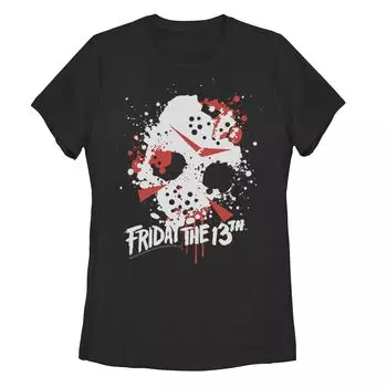 Футболка с логотипом и маской с изображением брызг краски Friday The 13th для юниоров Licensed Character
