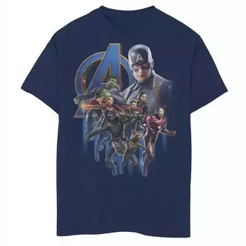 Футболка с логотипом и плакатом группы Marvel Avengers Endgame для мальчиков 8–20 лет Licensed Character