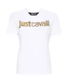 Футболка с логотипом и поло Just Cavalli, белый