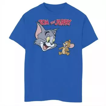 Футболка с логотипом и портретным рисунком Tom And Jerry для мальчиков 8–20 лет Licensed Character