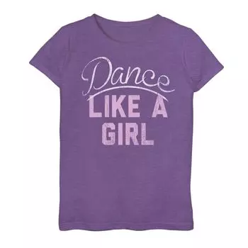 Футболка с логотипом и рисунком для девочек 7–16 лет «Dance Like A Girl» Licensed Character