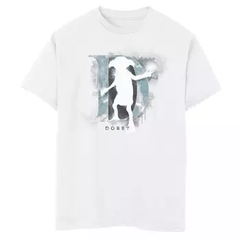 Футболка с логотипом и силуэтом Добби для мальчиков 8–20 лет «Гарри Поттер» Harry Potter, белый