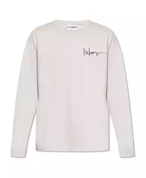 Футболка с логотипом Iceberg, серый