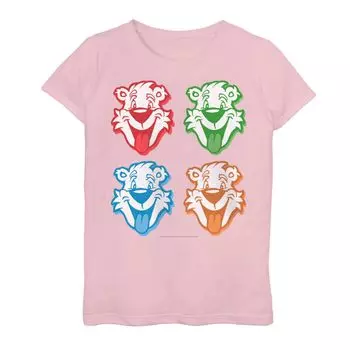 Футболка с логотипом ICEE Polar Bear Face Color Pop Box Up для девочек 7–16 лет Licensed Character