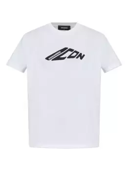 Футболка с логотипом Icon DSQUARED2, белый