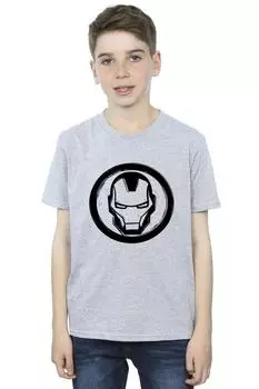Футболка с логотипом Iron Man на груди Marvel, серый