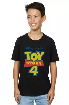 Футболка с логотипом «История игрушек 4» Disney, черный