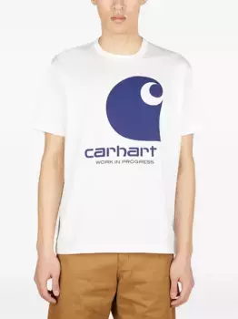 Футболка с логотипом из коллаборации с Junya Watanabe Junya Watanabe MAN, белый