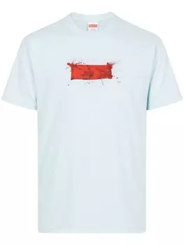 Футболка с логотипом из коллаборации с Ralph Steadman Supreme, синий