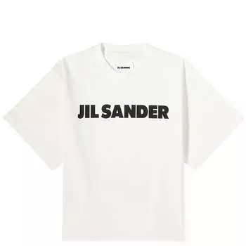 Футболка с логотипом Jil Sander